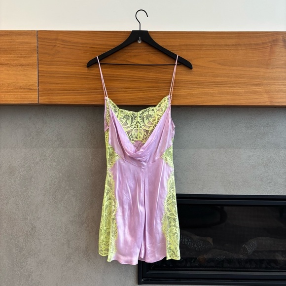 For Love and Lemons Silky Slip Dress, Size S - Picture 11 of 16